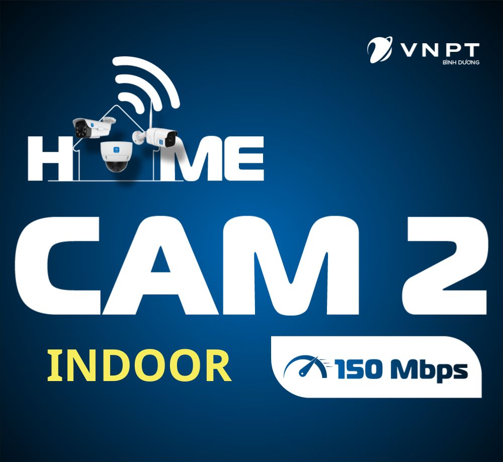 Combo Internet và camera - Home Cam 2 Indoor giải pháp an toàn cho ngôi nhà bạn