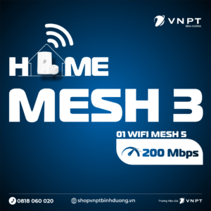 Combo Internet và truyền hình VNPT - Home Mesh 3 dành cho cá nhân, hộ gia đình
