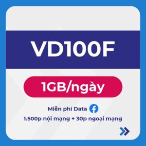 Gói VD100F VinaPhone nhận ưu đãi ngay 30GB tốc độ cao giá chỉ 100k/tháng